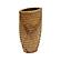 Saava Ribbed Stone Vase in Sandstone by TOV Furniture