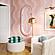 Neon Large Wall Mirror In Pink by TOV Furniture