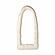 Kaia Cream Textured Small Floor Mirror by TOV Furniture