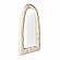Kaia Cream Textured Small Floor Mirror by TOV Furniture