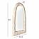 Kaia Cream Textured Small Floor Mirror by TOV Furniture
