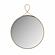 Ravina Braided Brass Round Wall Mirror by TOV Furniture