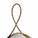 Ravina Braided Brass Round Wall Mirror by TOV Furniture