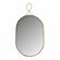 Ravina Braided Brass Oval Wall Mirror by TOV Furniture