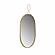 Ravina Braided Brass Oval Wall Mirror by TOV Furniture
