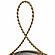 Ravina Braided Brass Oval Wall Mirror by TOV Furniture