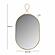 Ravina Braided Brass Oval Wall Mirror by TOV Furniture