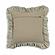 Alessia Distressed Beige Velvet Pillow by TOV Furniture