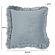 Alessia Distressed Blue Velvet Pillow by TOV Furniture