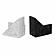 Gabby Speckled Black and White Stairway Bookends by TOV Furniture