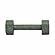 Gabby Speckled Army Green Decorative Dumbbell by TOV Furniture