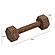 Gabby Speckled Brick Red Decorative Dumbbell by TOV Furniture