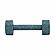 Gabby Speckled Blue Decorative Dumbbell by TOV Furniture