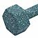 Gabby Speckled Blue Decorative Dumbbell by TOV Furniture