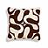Bonney Chocolate Brown Boucle Accent Cushion by TOV Furniture