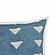 Indigo Triangles Cotton 20 inch Square Accent Pillow by TOV Furniture