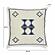 Aztec Cream & Indigo Wool 20 inch Square Accent Cushion by TOV Furniture