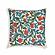 Tulip Embroidered Floral Wool 20 inch Square Accent Cushion by TOV Furniture