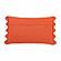 Portia Orange Embroidered Cotton Flex 20 x 12 inch Accent Cushion by TOV Furniture