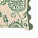 Portia Aqua Embroidered Cotton Flex 20 x 12 inch Accent Cushion by TOV Furniture