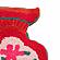 Amphorae Red Tufted Accent Pillow by TOV Furniture