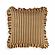 Alessia Taupe Striped Ruffle 20 inch Square Accent Pillow by TOV Furniture