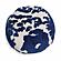 Coast Royal Blue Tufted 20