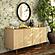 Baria Walnut Finish Round Wall Mirror by TOV Furniture