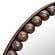 Baria Walnut Finish Round Wall Mirror by TOV Furniture