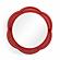 Zeva Red Wall Mirror by TOV Furniture