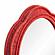 Zeva Red Wall Mirror by TOV Furniture