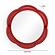Zeva Red Wall Mirror by TOV Furniture