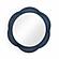 Zeva Blue Wall Mirror by TOV Furniture