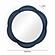 Zeva Blue Wall Mirror by TOV Furniture