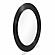 Tanya Black Rattan Round Wall Mirror by TOV Furniture