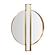 Carri Gold Round Wall Mirror by TOV Furniture