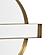 Carri Gold Round Wall Mirror by TOV Furniture