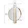 Carri Gold Round Wall Mirror by TOV Furniture