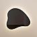 Phoebe Led Teardrop Black Tinted Wall Mirror by TOV Furniture