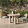 Barbara Cream Textured Indoor / Outdoor 47 inch Round Dining Table by TOV Furniture