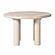 Barbara Cream Textured Indoor / Outdoor 47 inch Round Dining Table by TOV Furniture