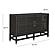 Amara Charcoal Woven Rattan Buffet by TOV Furniture