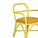 Ginny Yellow Rattan Dining Chair by TOV Furniture
