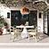 Ginny Cream Rattan Dining Chair by TOV Furniture