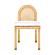 Amara Natural Rattan Arched Back Dining Chair by TOV Furniture
