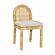 Amara Cream Linen Arched Dining Chair by TOV Furniture
