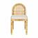 Amara Cream Linen Arched Dining Chair by TOV Furniture