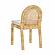 Amara Cream Linen Arched Dining Chair by TOV Furniture