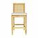 Amara Cream Linen Counter Stool by TOV Furniture