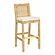 Amara Cream Linen Barstool by TOV Furniture